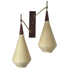 Mid century Rotaflex Wall Lamp or Sconce by Yasha Heifetz