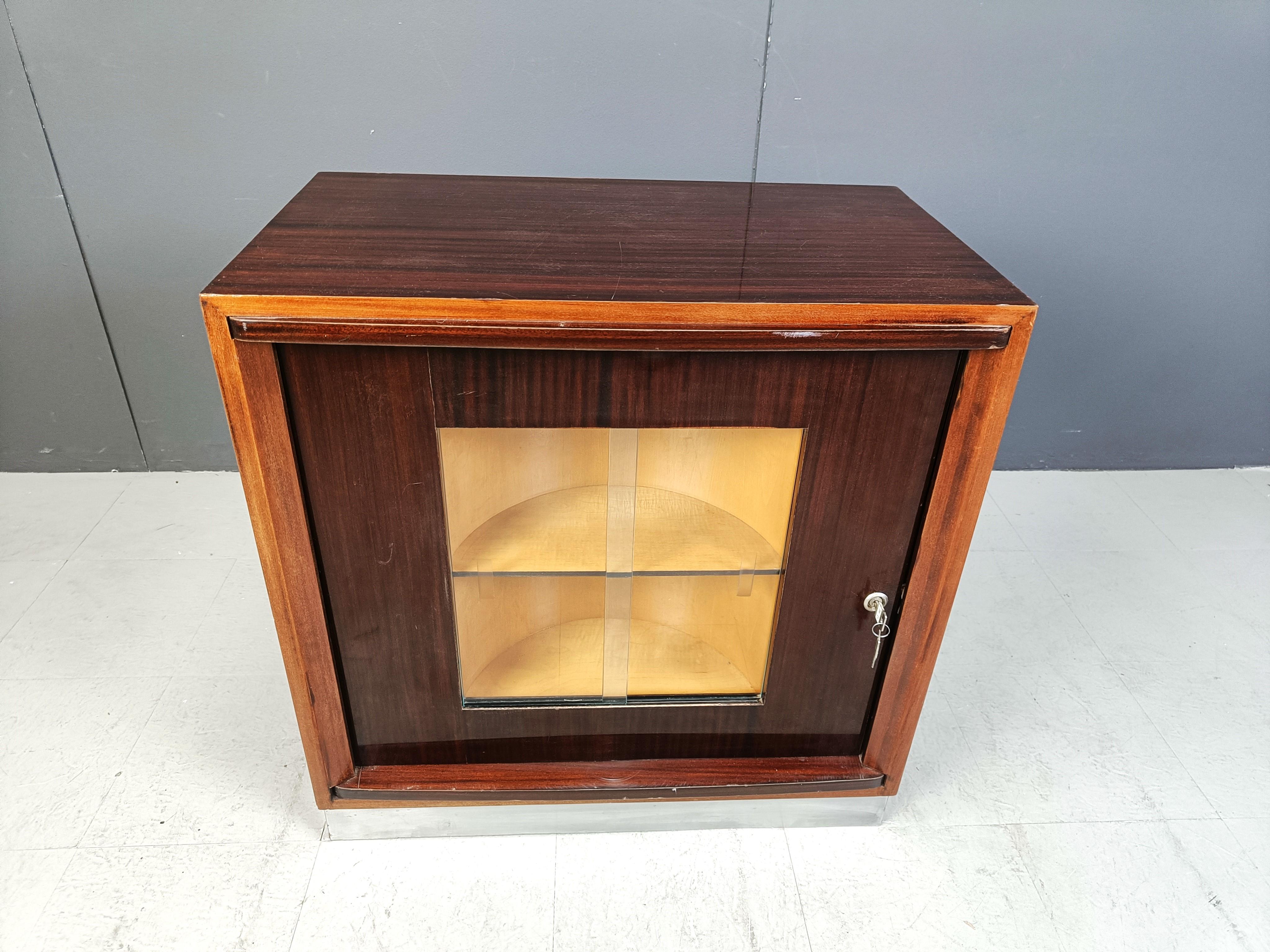 Mid-Century Modern Mid century rotating bar cabinet, 1960s