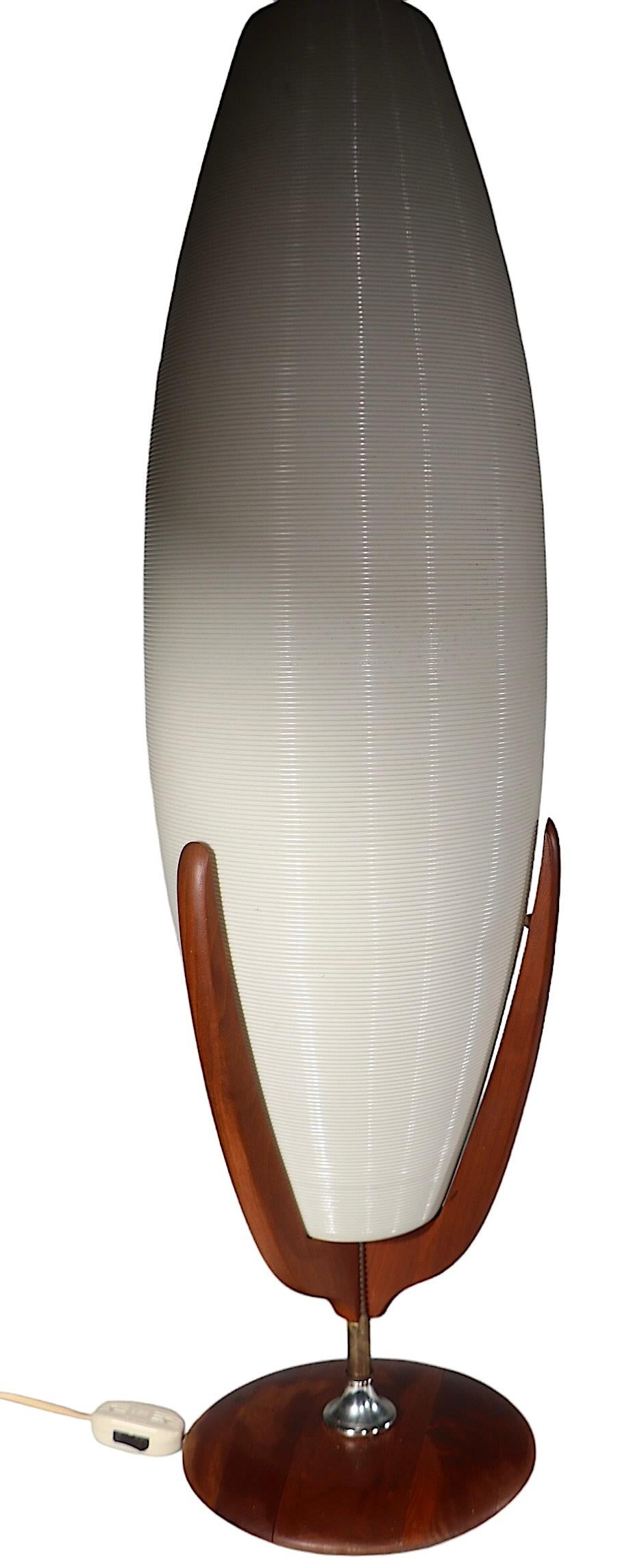 American Mid Century Rotoflex Table Lamp by Heifetz for Heifitz Manufacturing USA c 1950s For Sale