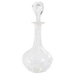 Mid-Century Round Bottle of Liquor With Tear Cap