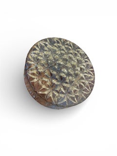 Applique ronde en verre clair du milieu du siècle, Allemagne 1960