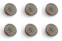 Applique ronde en verre clair du milieu du siècle, Allemagne 1960