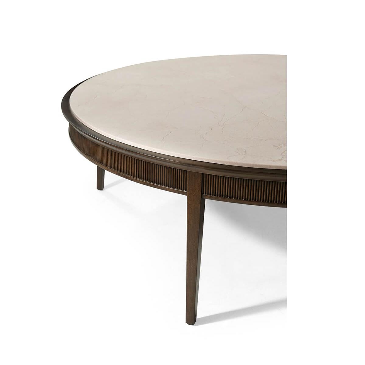 Mid Century Round Cocktail Table In New Condition For Sale In Westwood, NJ