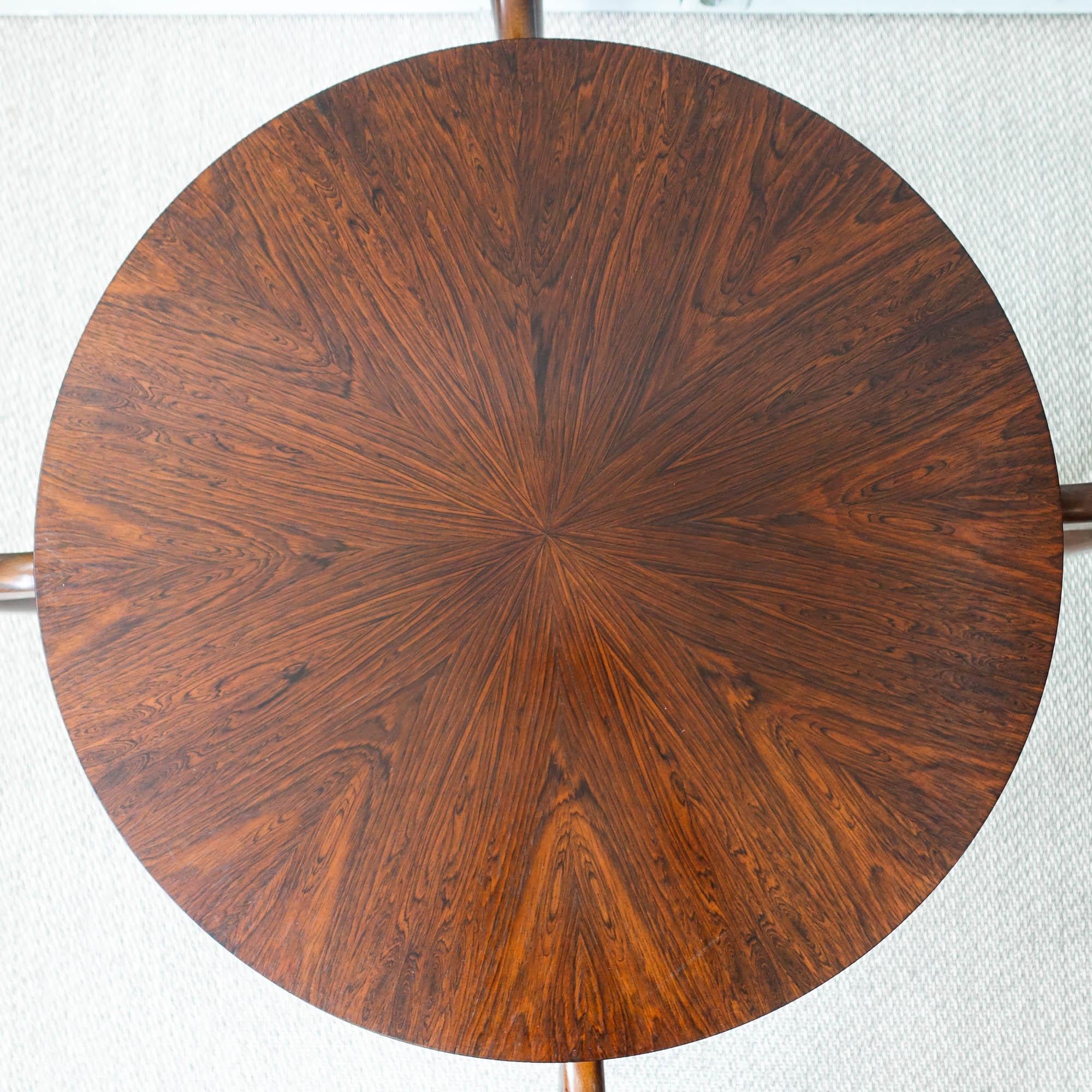 Table basse ronde du milieu du siècle dernier de Wilhelm Renz, années 1960 en vente 2