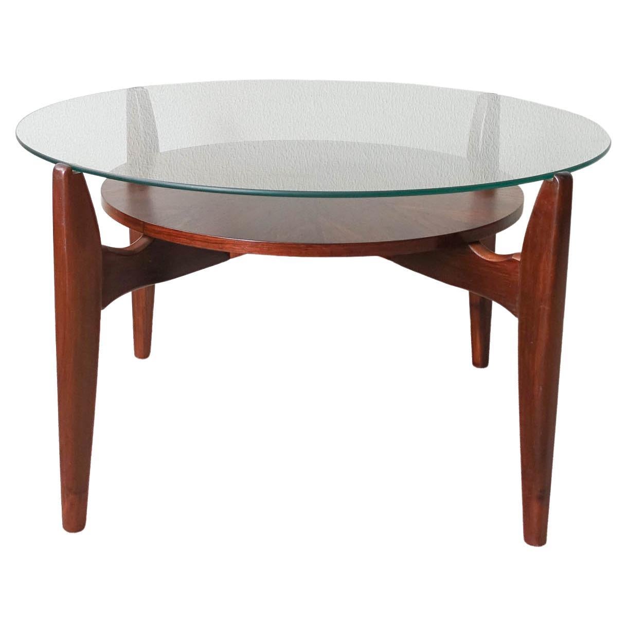 Table basse ronde du milieu du siècle dernier de Wilhelm Renz, années 1960 en vente