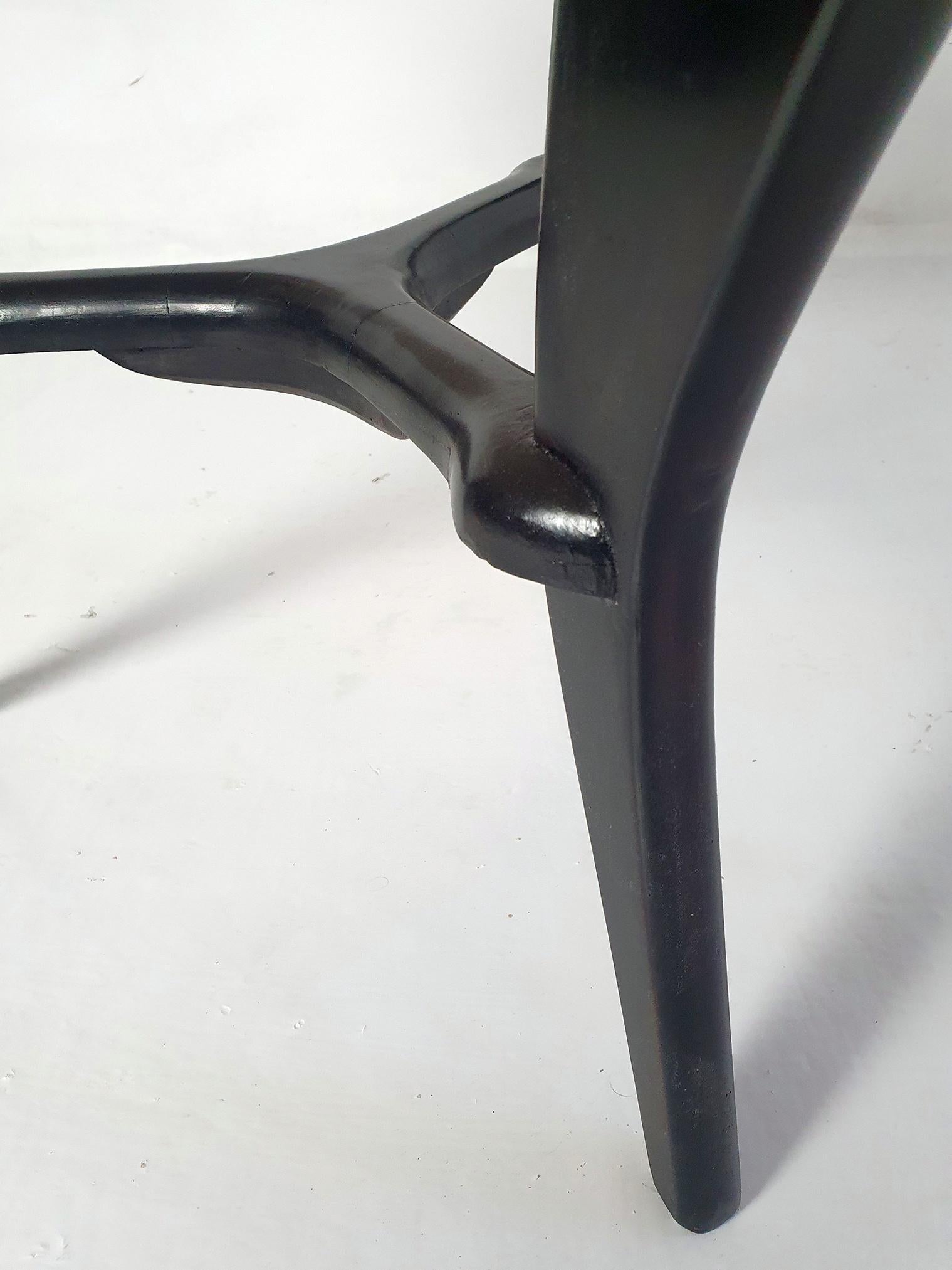 Travertin Table basse ronde du milieu du siècle en travertin, Italie, années 1950 en vente