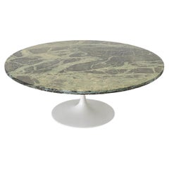 Mesa Tulipán de Mármol Verde Alpi Estilo Saarinen, Mediados de Siglo