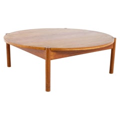 Mid Century Round Danish Coffee Table