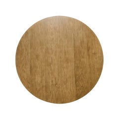 Mid Century Round Dining Table - Sun Bleached Cherry