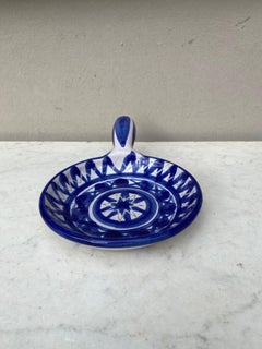 Plato redondo de mediados de siglo Robert Picault Vallauris