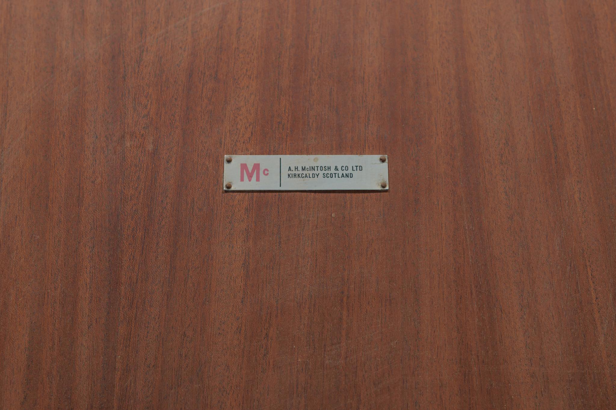 Mesa de comedor redonda extensible de mediados de siglo de McIntosh, Reino Unido, años 60 en venta 12