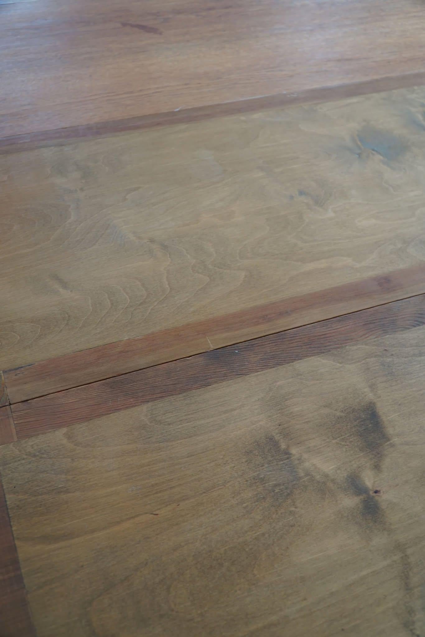 Mid-Century Round Oak Dining Table with Three Extensions, Danish Modern, 1960s For Sale 11