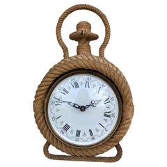 Mid-Century Rope Clock Adrien Audoux and Frida Minet