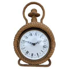 Mid-Century Rope Clock Adrien Audoux and Frida Minet