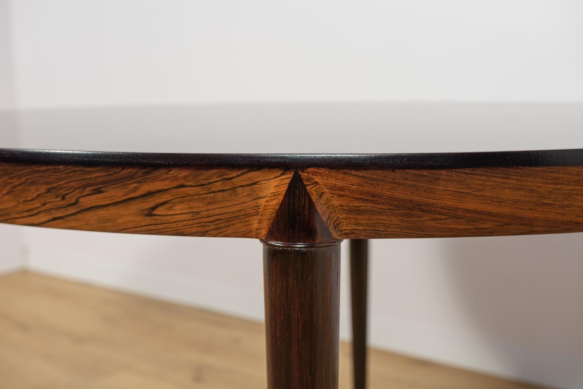 Runder Esstisch aus Rosenholz Modell 71 von Severin Hansen aus der Mitte des Jahrhunderts. im Angebot 6
