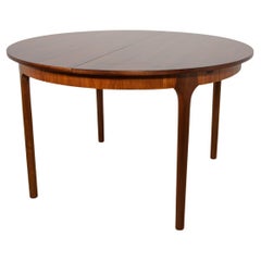 Mid Century Round Rosewood  Extendable Dining Table from McIntosh.