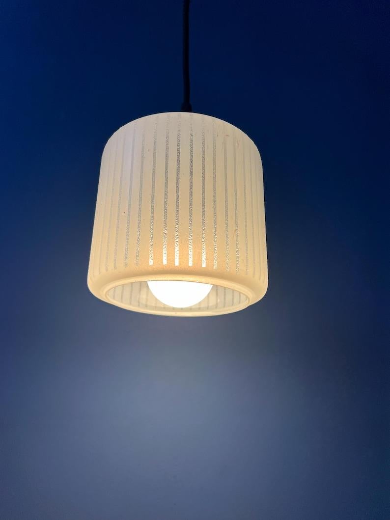 XX secolo Lampada a sospensione in vetro 