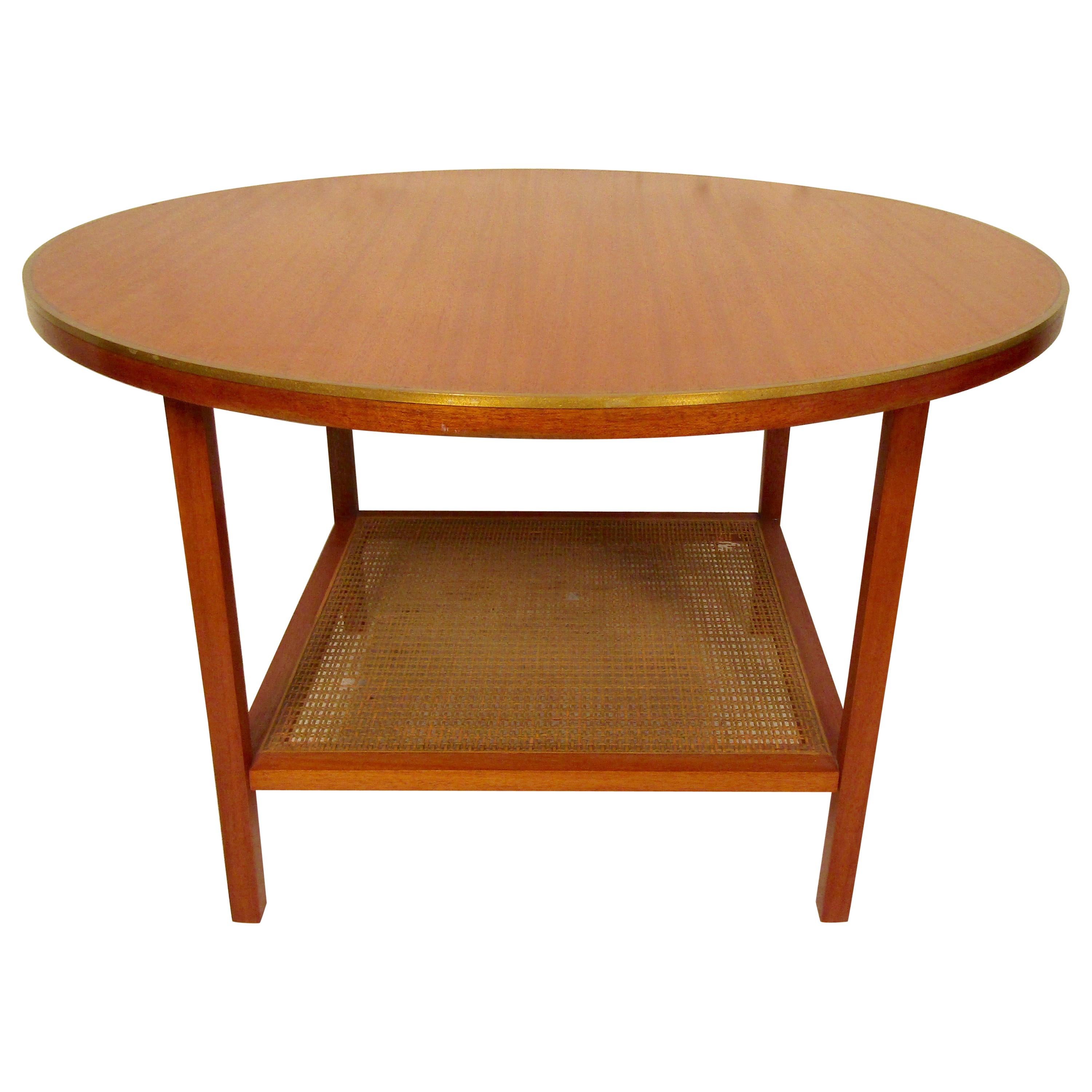 Midcentury Round Side Table