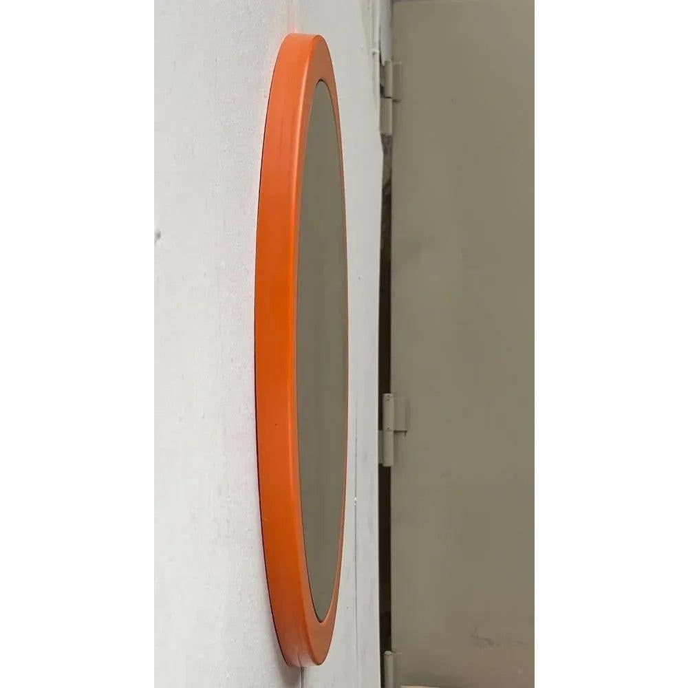 Plastique Miroir rond de l'ère spatiale, années 1960 en vente