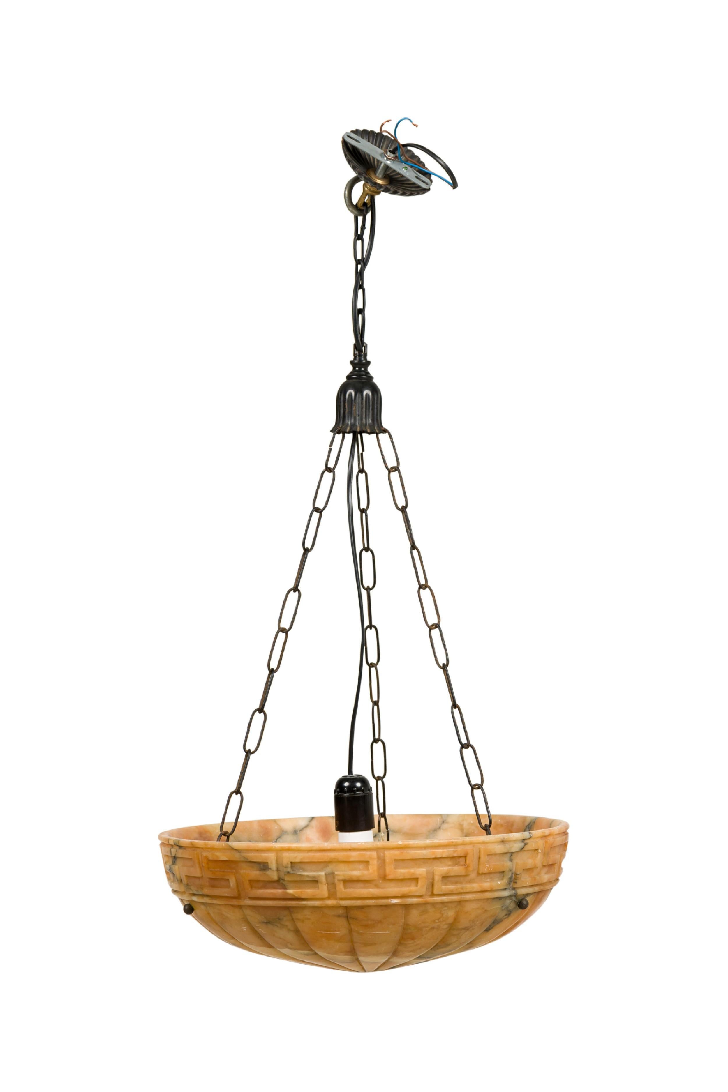 Mid-Century moderno Lampadario rotondo Mid-Century A. Stone in vendita