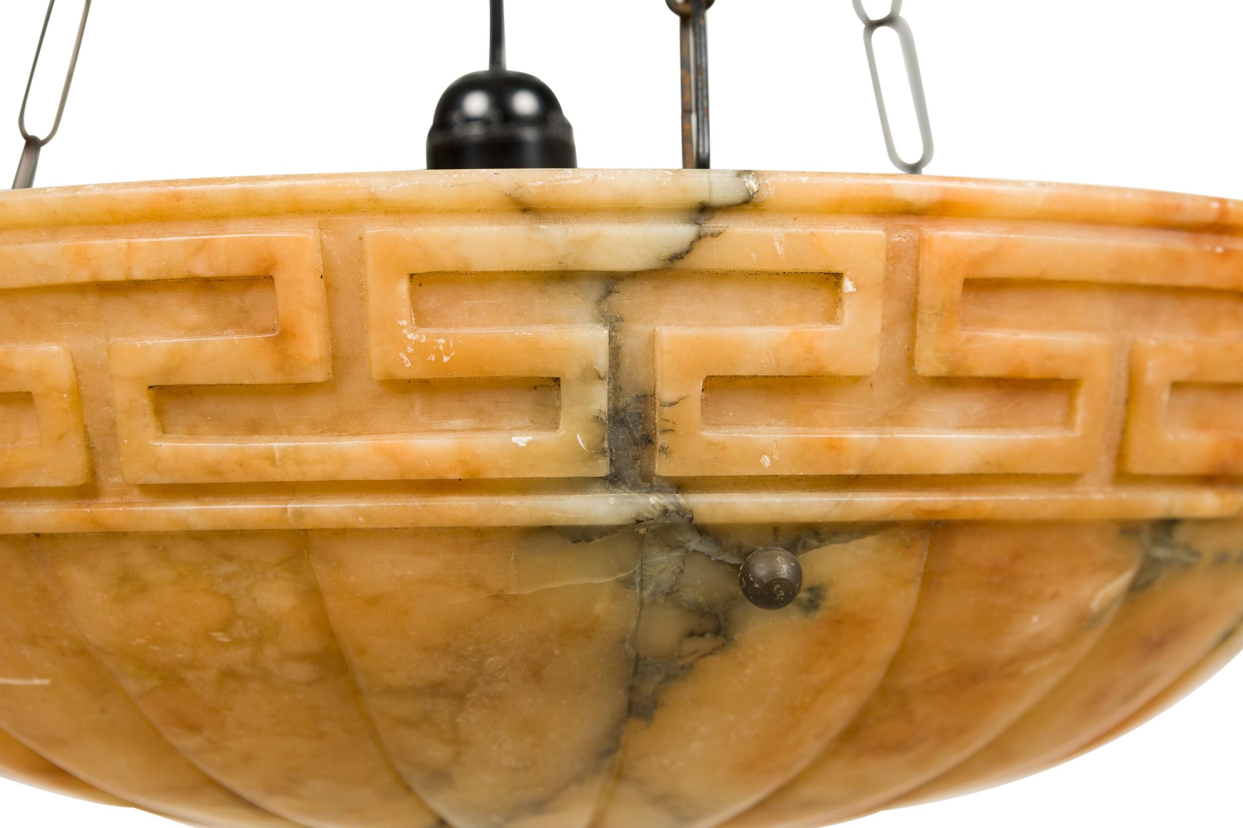 XX secolo Lampadario rotondo Mid-Century A. Stone in vendita