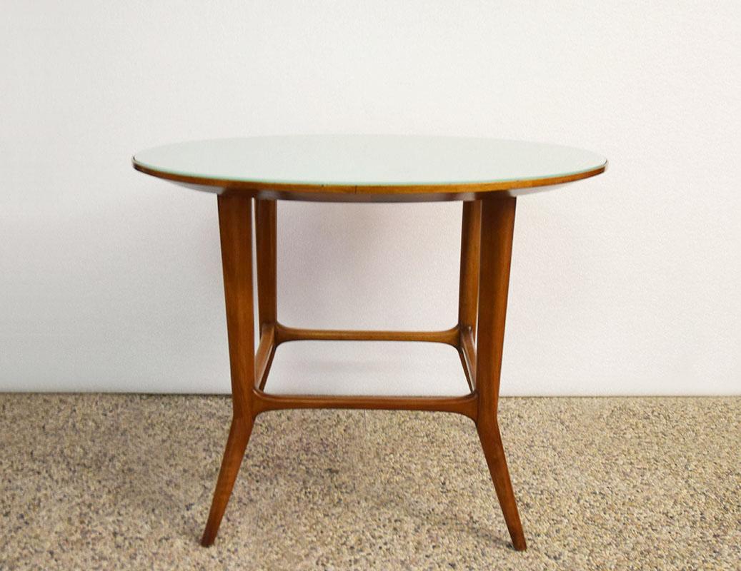 Mid-century round table attr. Ico Parisi, 1950s In Excellent Condition For Sale In Parma, IT