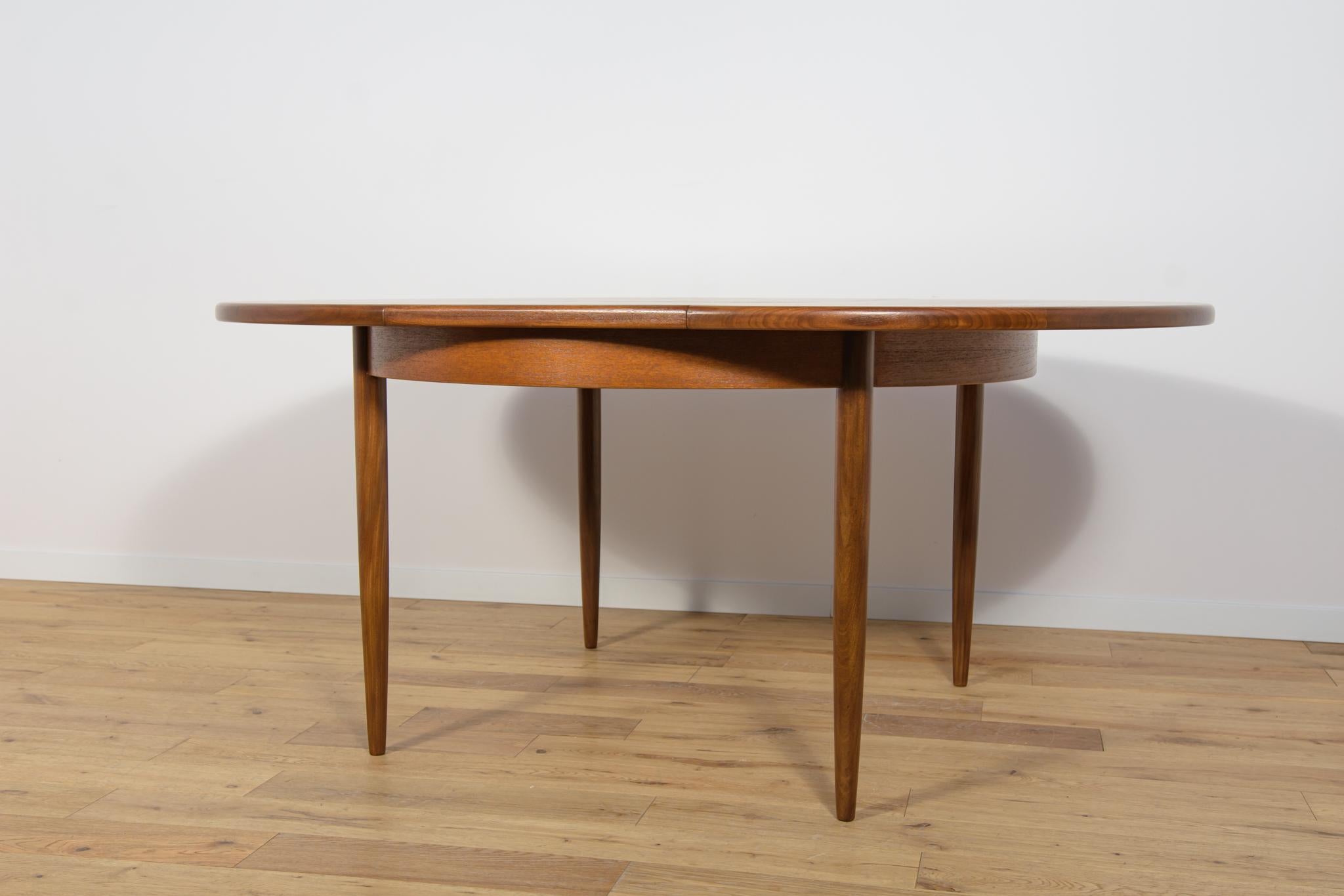 Mid-Century Round Teak Fresco Dining Table from G-Plan, United Kingdom, 1960s 3