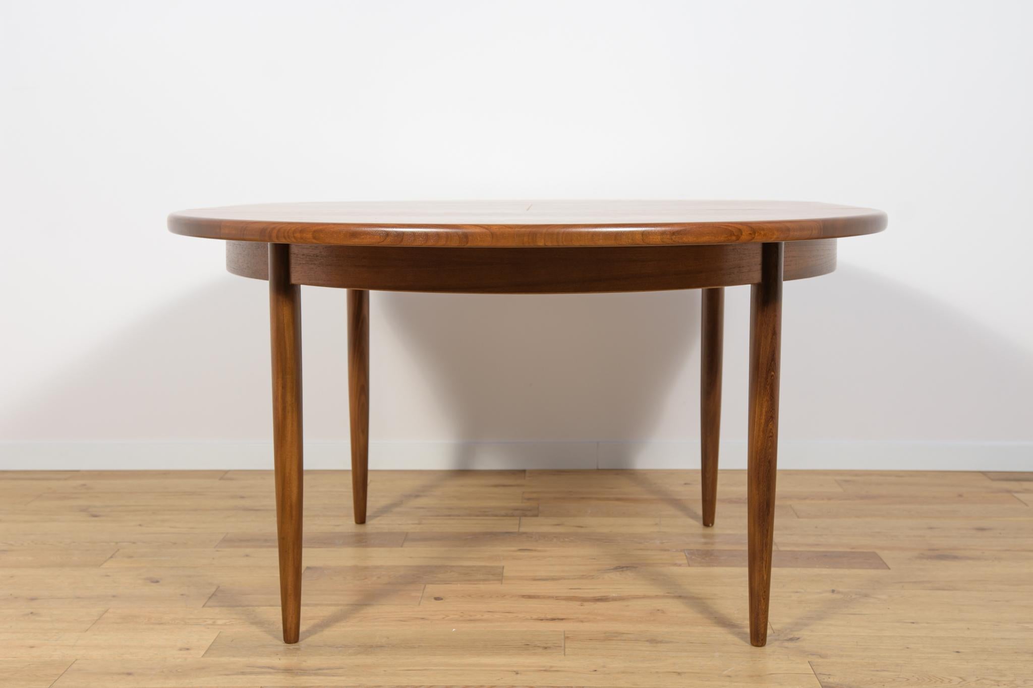 Mid-Century Round Teak Fresco Dining Table from G-Plan, United Kingdom, 1960s 5