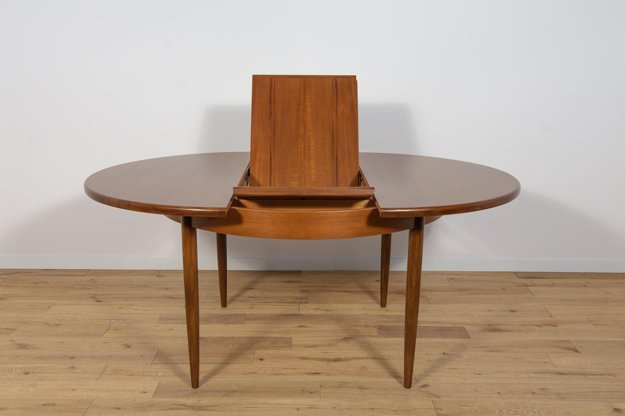 Woodwork Mid-Century Round Teak Fresco Dining Table from G-Plan, United Kingdom, 1960s