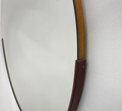 Mid-Century Round Wall Mirror, Czechoslovakia, 1970's