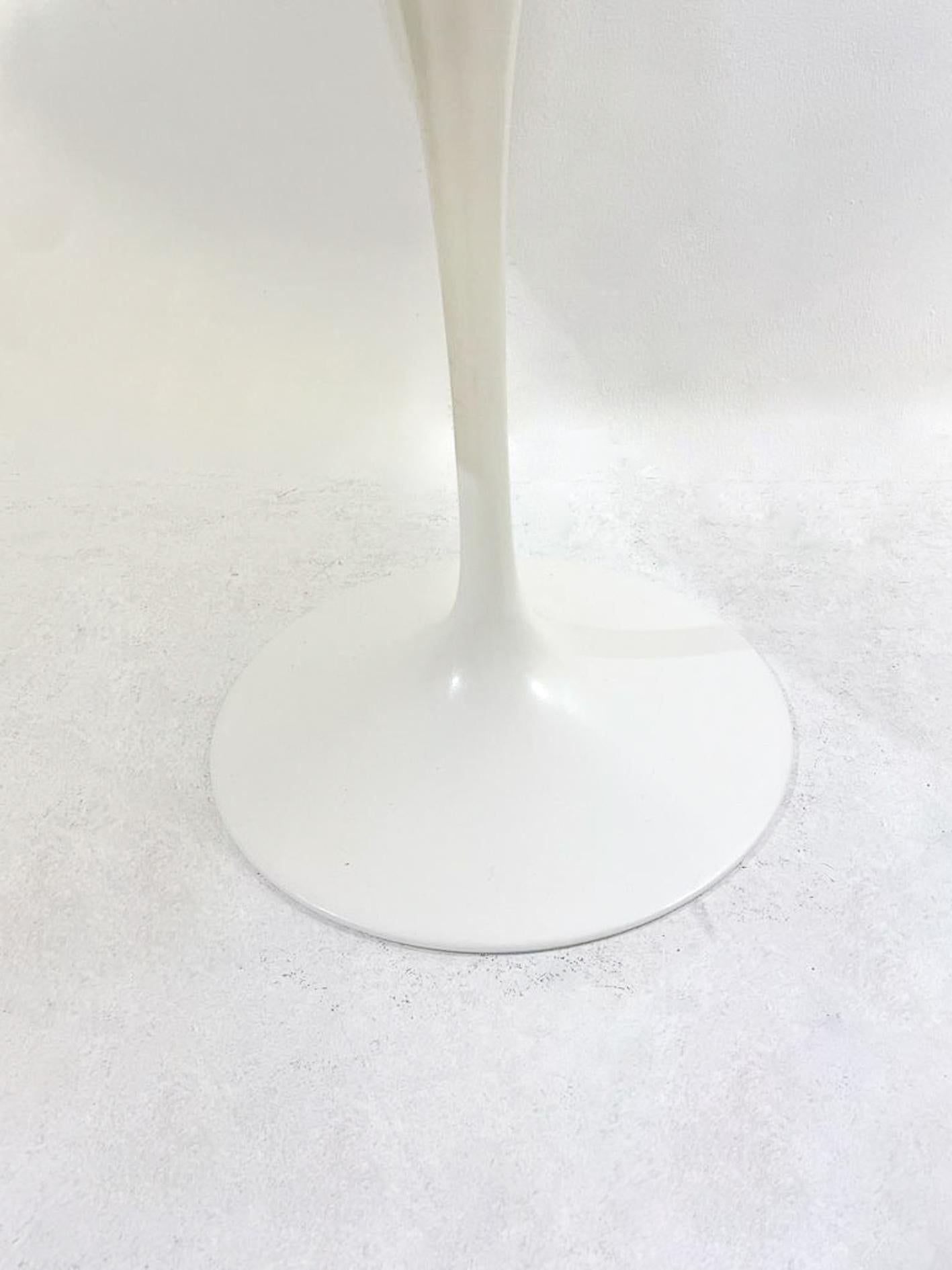 Mid-century Round White Marble Tulip Dining Table by Eero Saarinen for Knoll, Italy, 1960s