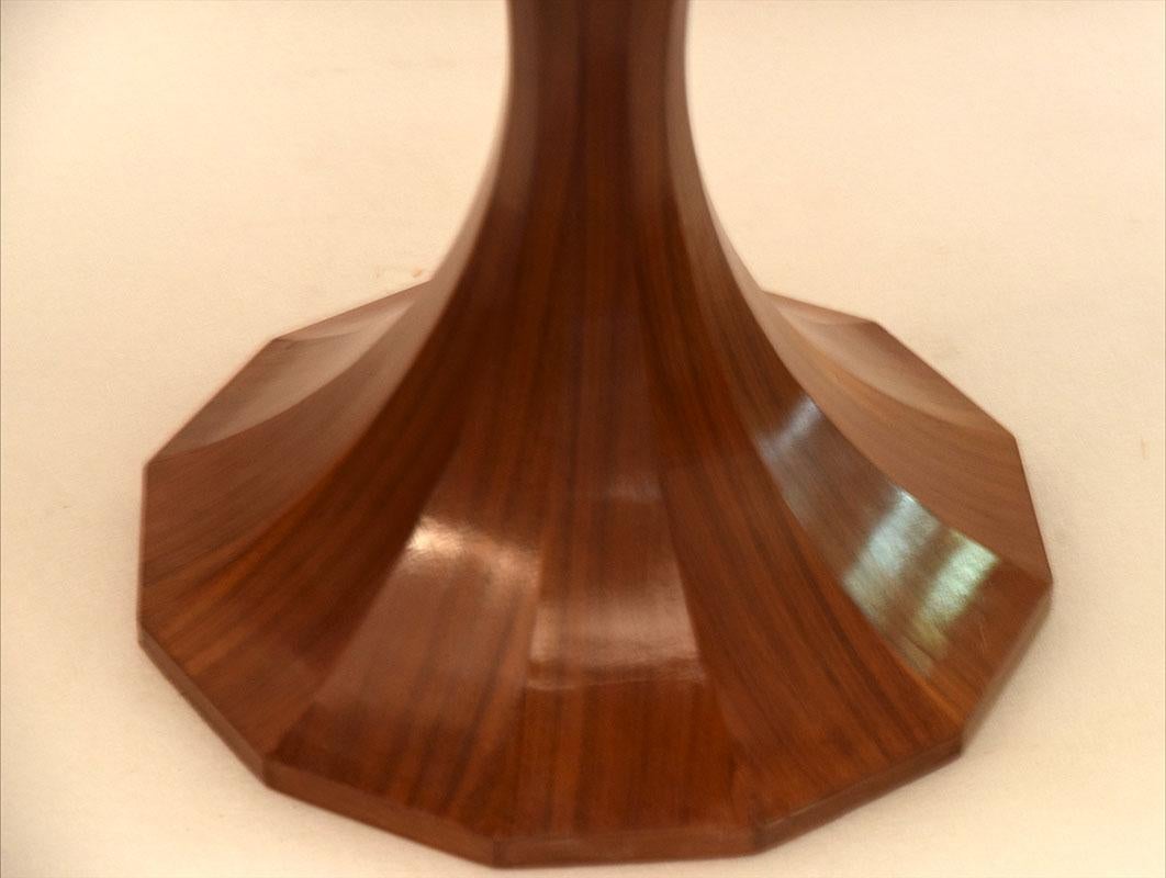Mid-century round wooden table attr. Carlo de Carli For Sale 1