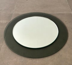 Espejo redondeado de mediados de siglo by Veca, Italia, 1970s