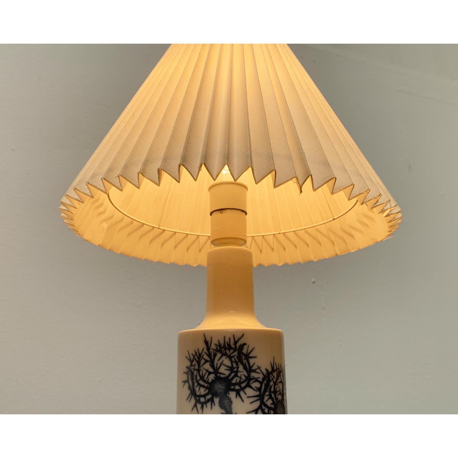 Mid-Century Royal 3 Table Lamp by Kai Lange for Fog & Morup and Royal Copenhagen In Good Condition For Sale In Hamburg, DE