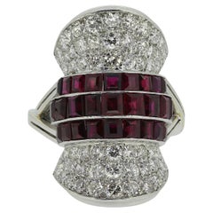 Anillos de cóctel de platino