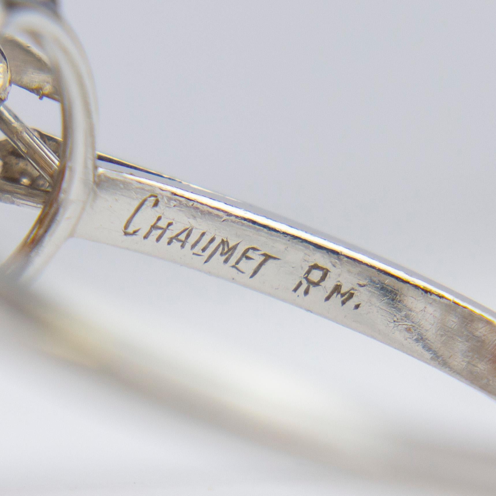 Anello di Chaumet con rubini e diamanti del metà del secolo scorso in vendita 1