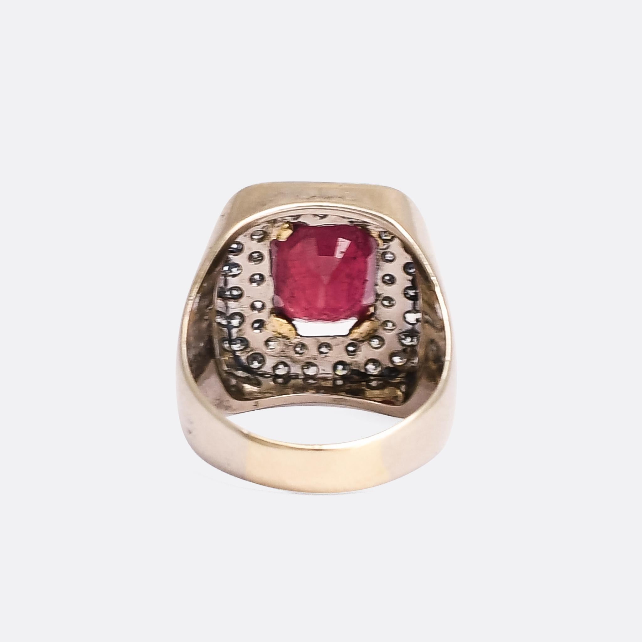 ruby pinky ring