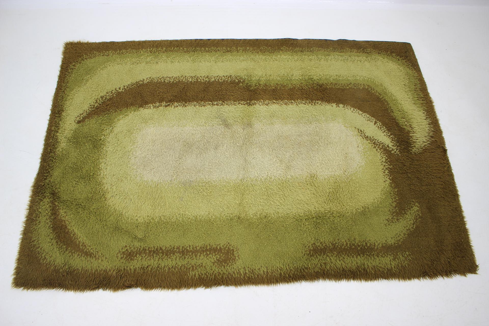 Mid-Century Modern Midcentury Rug / Carpet Ege Rya style, Denmark, 1970s