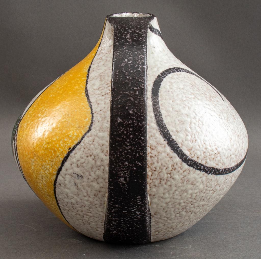 Mid-Century Modern Mid-Century Ruscha Handgemalt Art Ceramic Pitcher For Sale