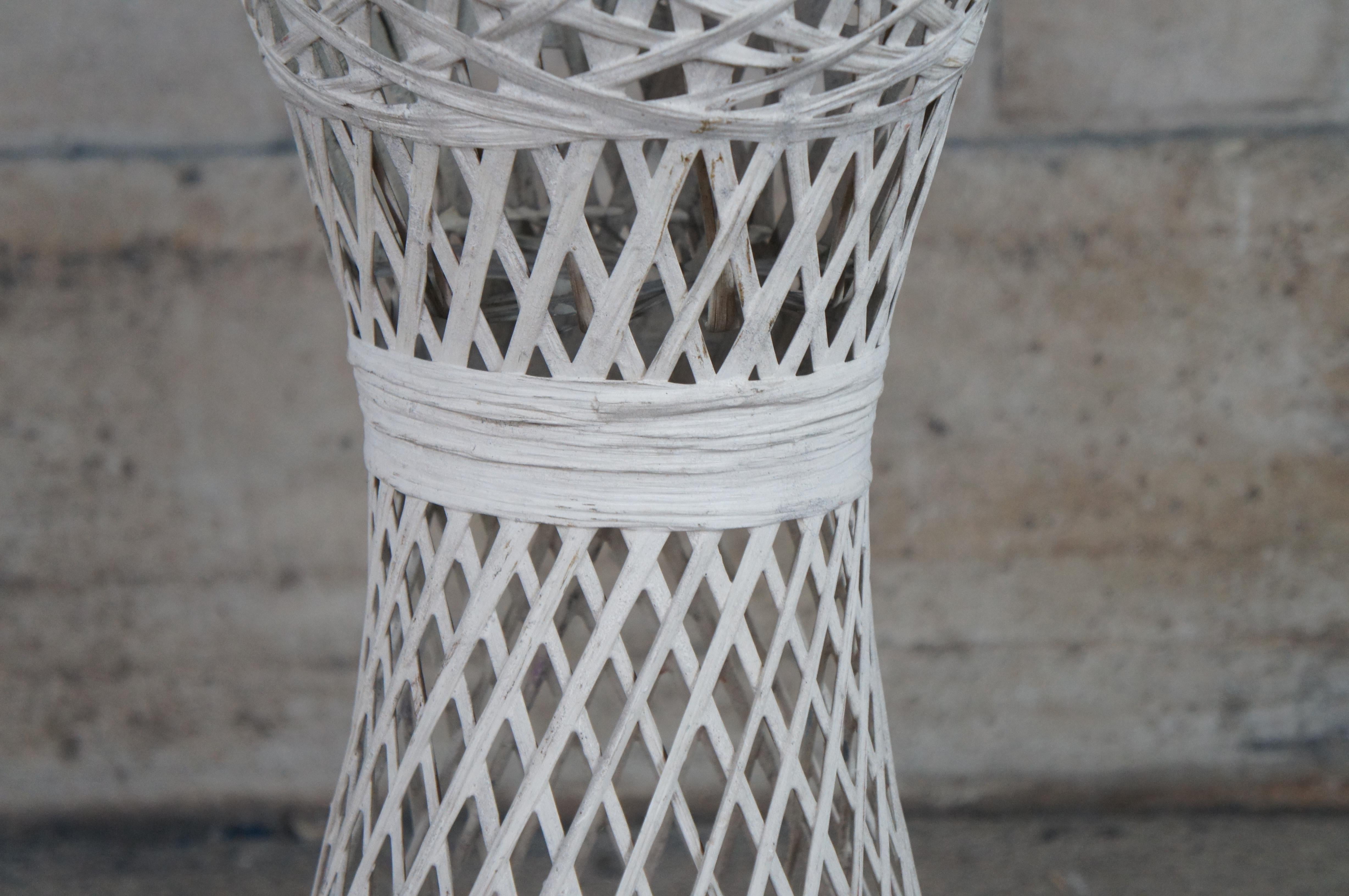 Mid Century Russell Woodard Pie de Planta de Fibra de Vidrio Boho Chic MCM 26 siglo XX en venta