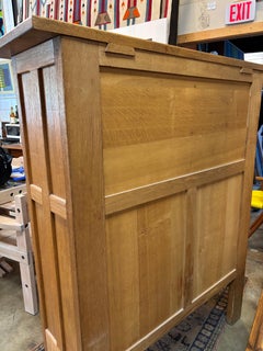 Mid-Century Rustic French Oak Cabinet, Circa 1960s