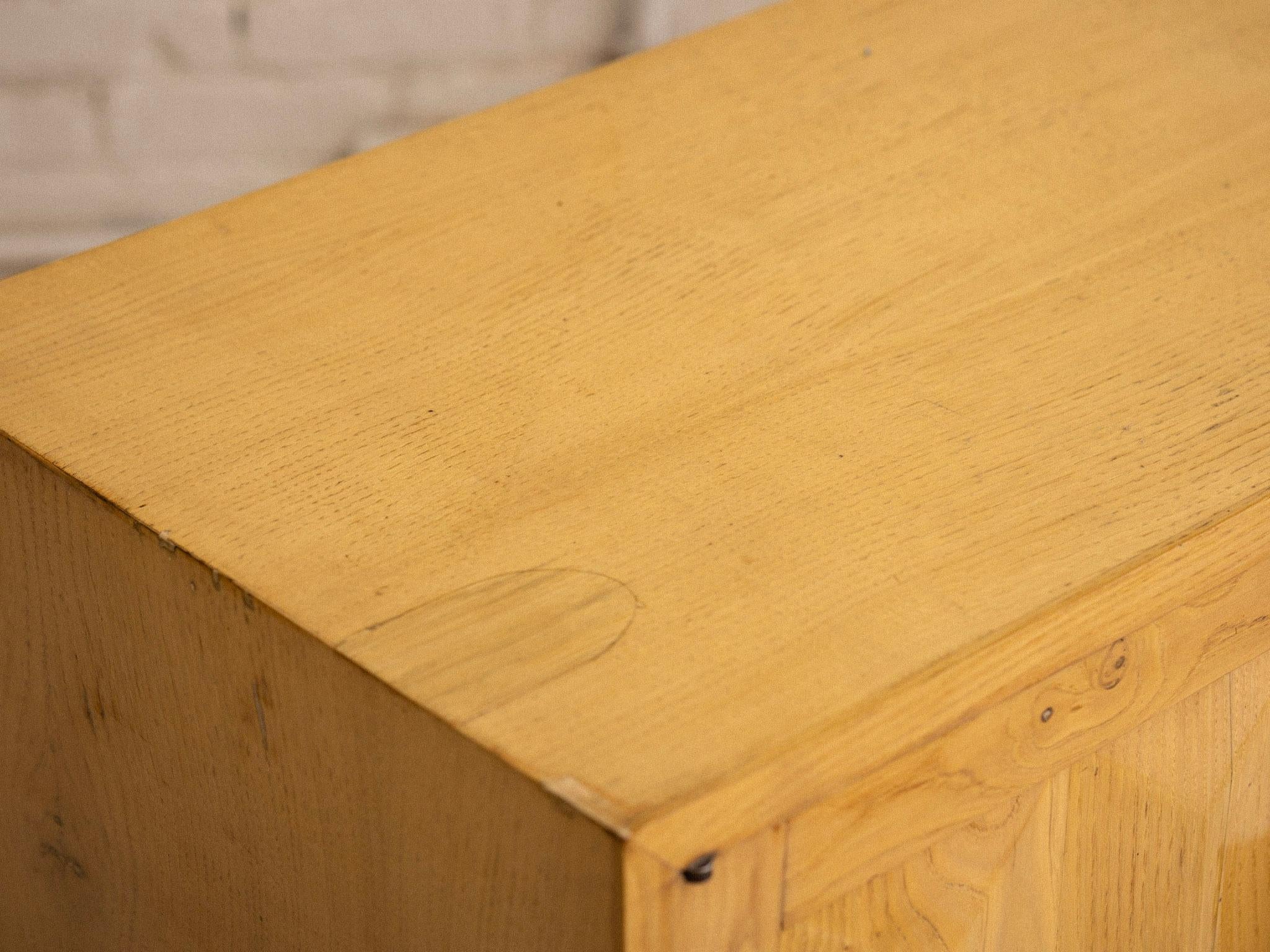 Midcentury Rustic Pine Italian Sideboard For Sale 5