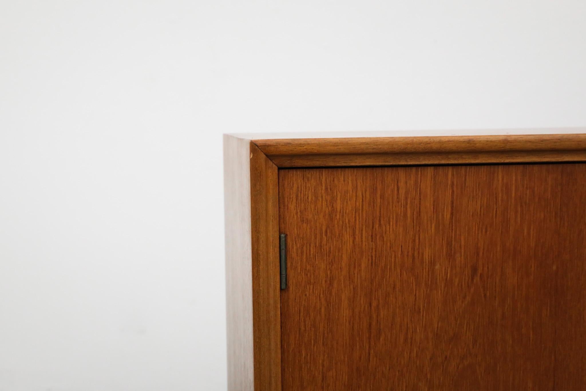 Mid-Century Ry Møbler Style Danish Teak Storage Cabinets with Interior Shelves For Sale 7