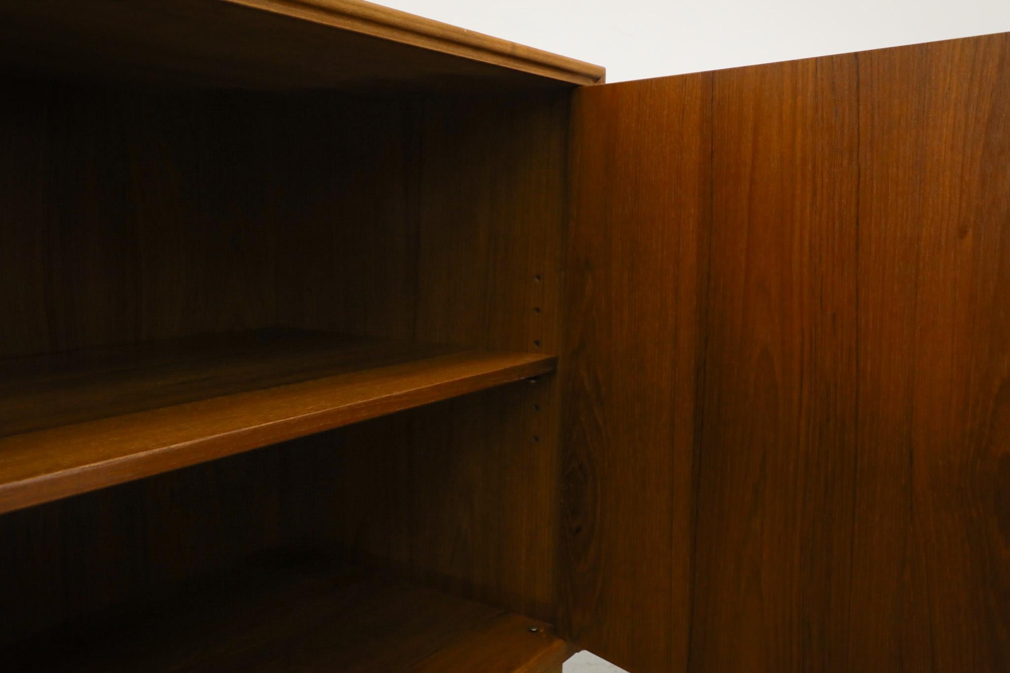 Mid-Century Ry Møbler Style Danish Teak Storage Cabinets with Interior Shelves For Sale 13