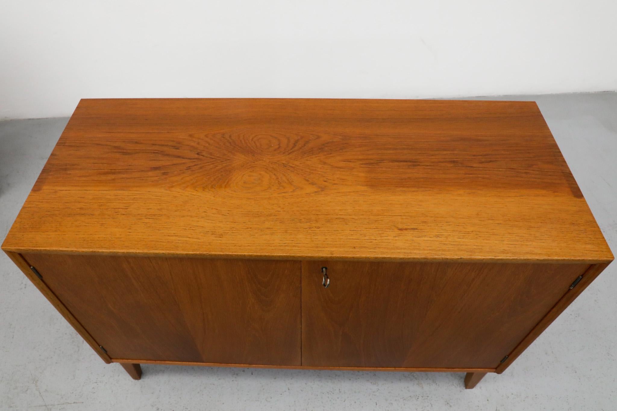 Mid-Century Ry Møbler Style Danish Teak Storage Cabinets with Interior Shelves For Sale 14