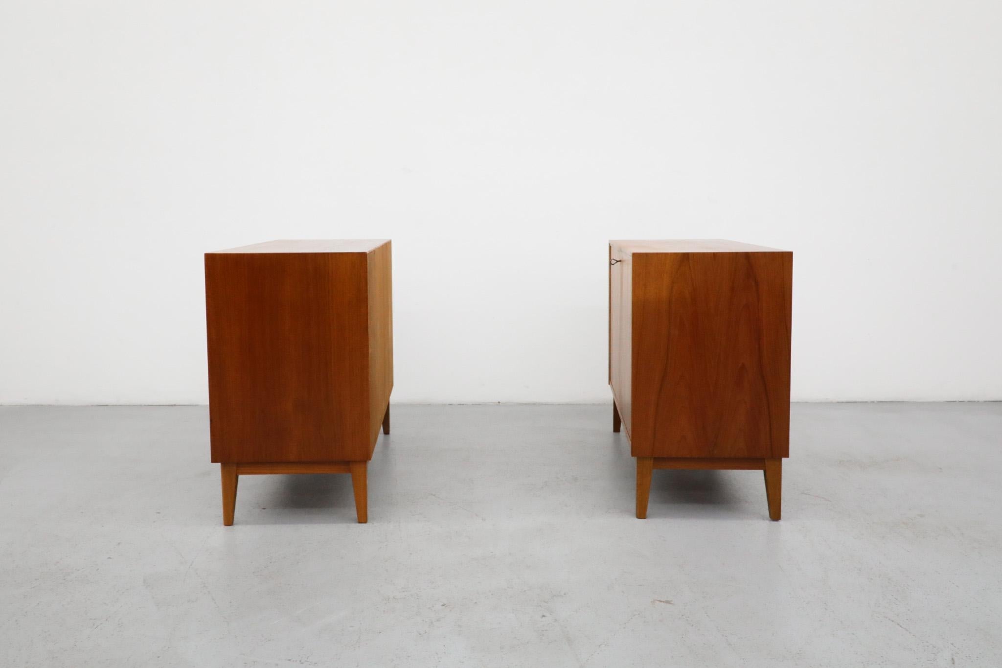 20th Century Mid-Century Ry Møbler Style Danish Teak Storage Cabinets with Interior Shelves For Sale