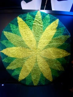 Mid Century Rya Circular Shag Carpet