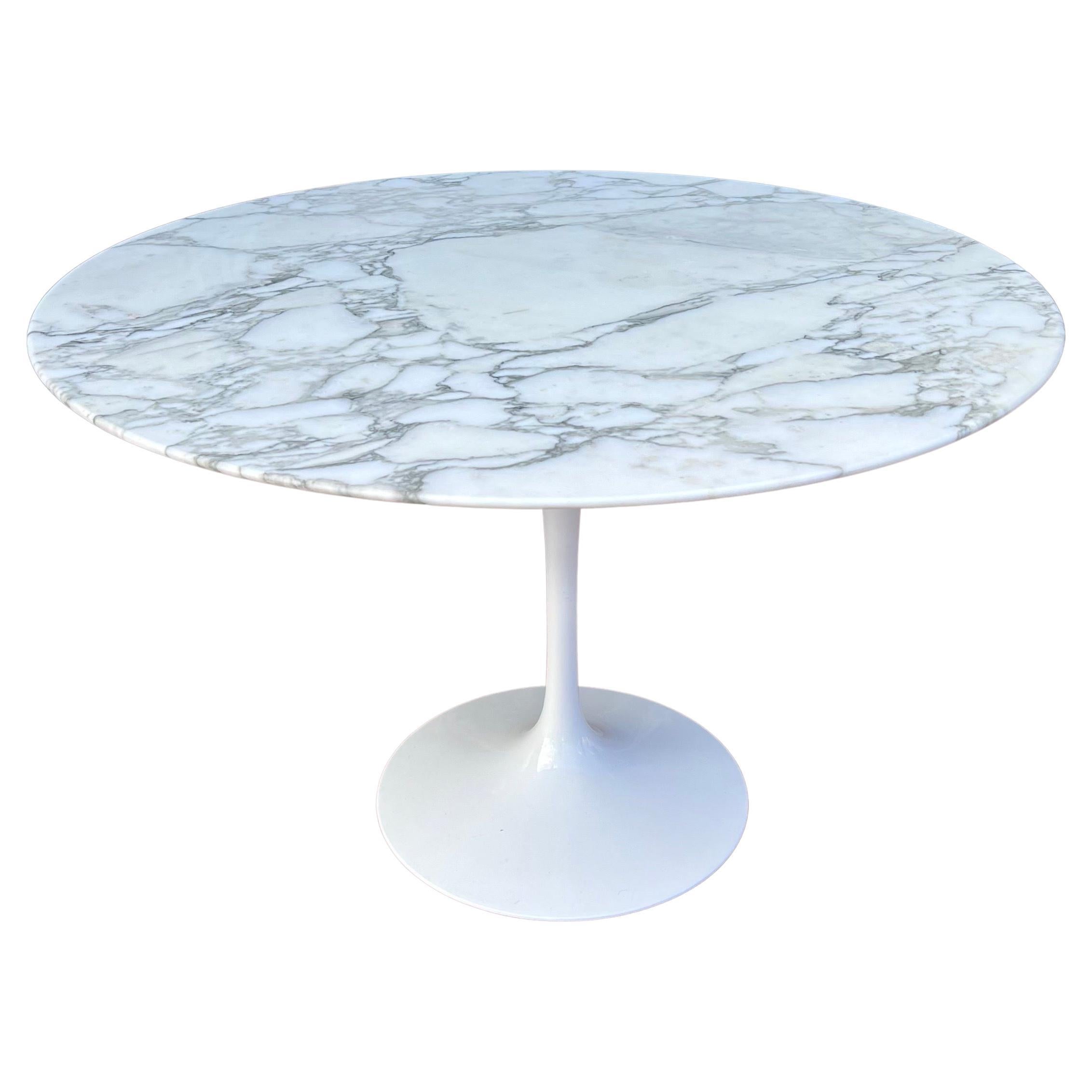 Italian MarbleTop Tulip Dining Table at 1stDibs italian marble tulip