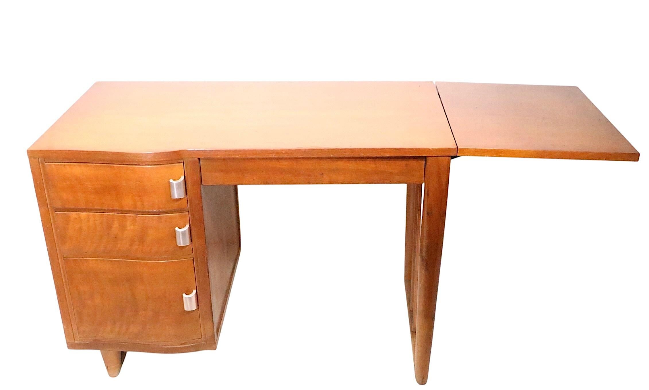 Mid-Century Modern Mid Century Saarinen for Johnson Furniture Drop Side Desk c. 1950's For Sale