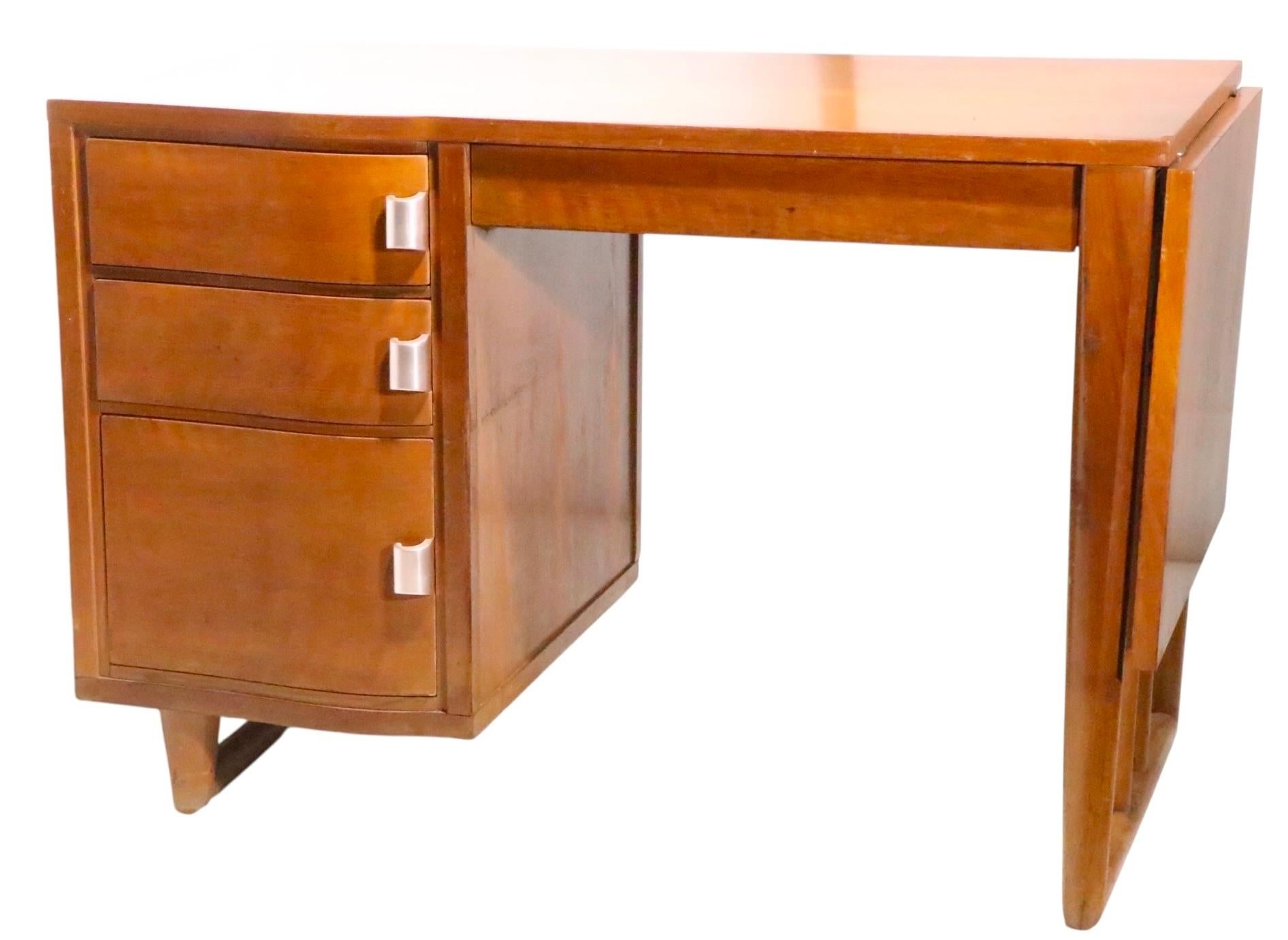 American Mid Century Saarinen for Johnson Furniture Drop Side Desk c. 1950's For Sale